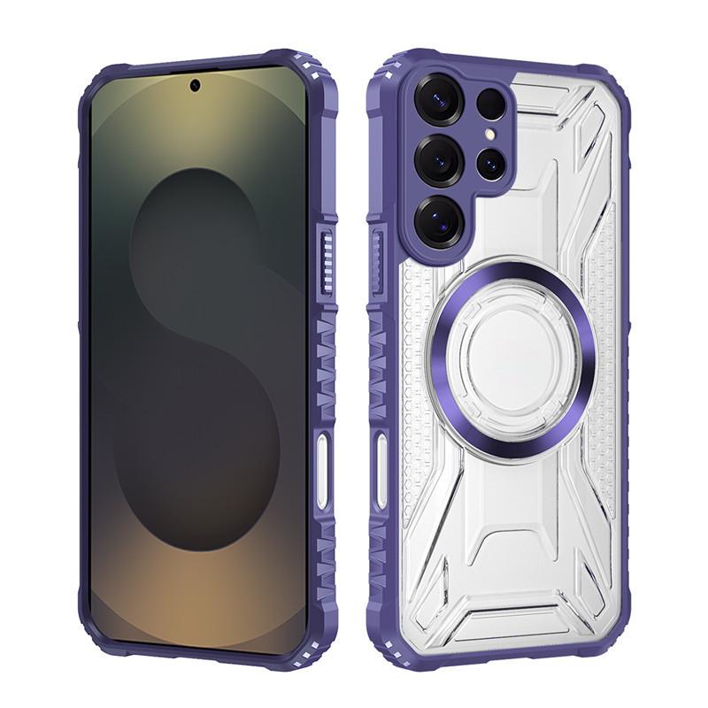 Кросс-платформенный Чехол-магнит Battle Shadow для Samsung S26 Ultra Galaxy A56 A16 - Ударопрочный CD-узор и Защита