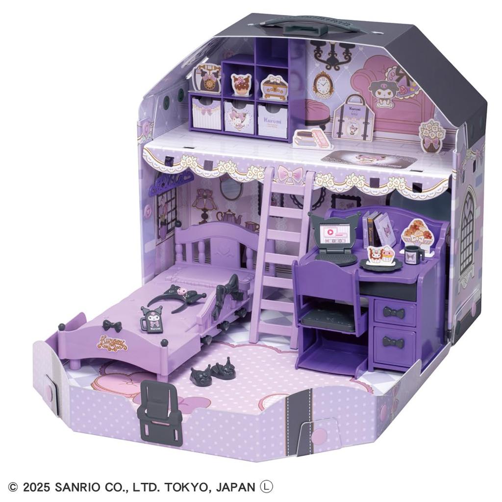 Takara Tomy Cool Kuromi Room Play Toy Ages Licca-chan Licca-chan Dress-up 3+