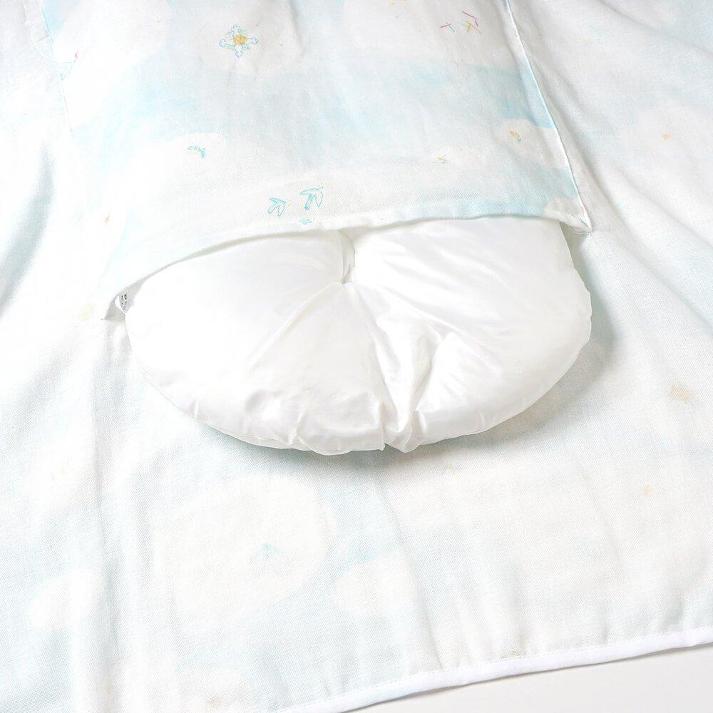 10 месяцев NAOMI ITO Хлопковый марлевый коврик для яиц Пеленка CLOUD UNRYU Чехол 18231019 (Димой)