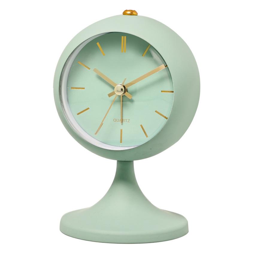 Ретро аналоговый будильник тихие нетикающие прикроватные часы для спальни домашнего офиса