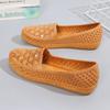 Туфли на плоской подошве, женские повседневные туфли без шнуровки для медсестер, летние лоферы, женские сандалии, неглубокие пляжные дышащие туфли