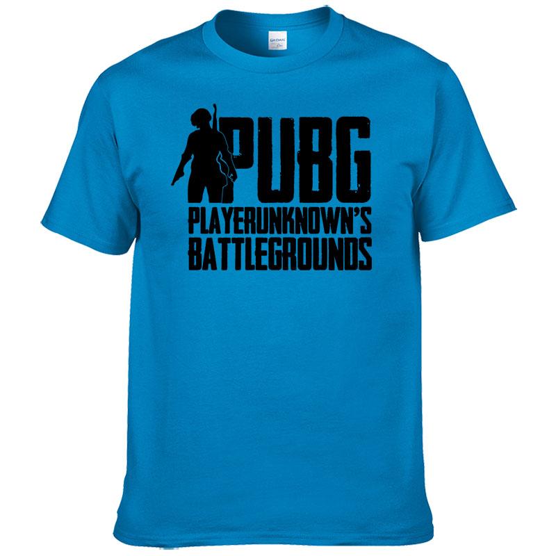 New Summer 2024 Game Pubg T Shirt Men Cotton Short Sleeve Print T-Shirt Fashion Casual Tops Cool Tees Hombre F23
