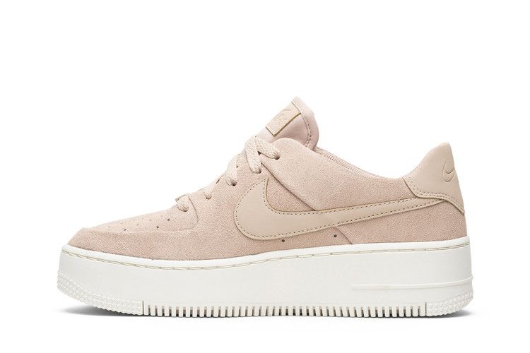 Женские кроссовки Nike Air Force 1 Sage Low Particle Beige (Женский) Партикл Бежевый/Партикл Бежевый-Фантом