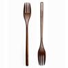 Kitchen Salad Wood Cooking Japanese Style Eco-friendly Cutlery Dinnerware Tableware Wooden Forks