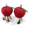 Red Fruit Gnome Plush Ornaments Christmas Soft Swedish Tomte Doll Holiday Faceless Elf Figure for Farmhouse Kitchen Tiered Tray Decor