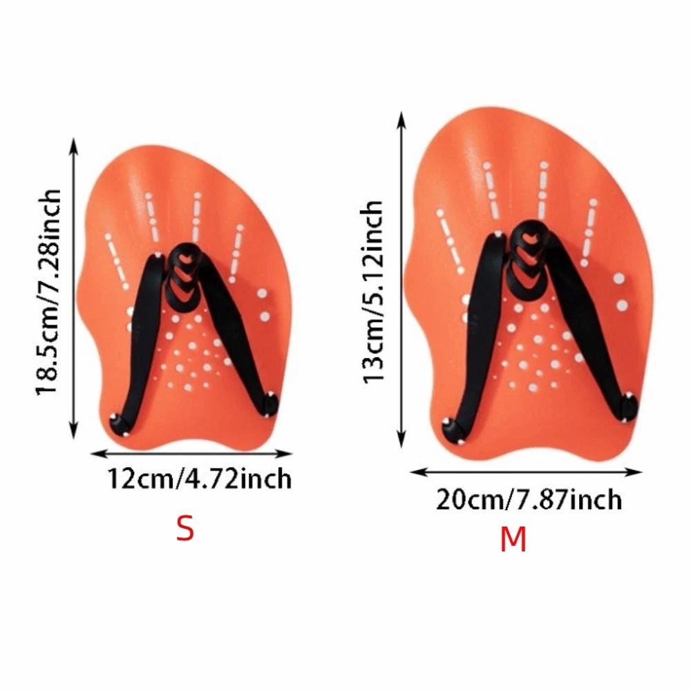 Силиконовые ремешки Тренировочные лопатки для плавания Унисекс Ласты для рук Тренировка плавания