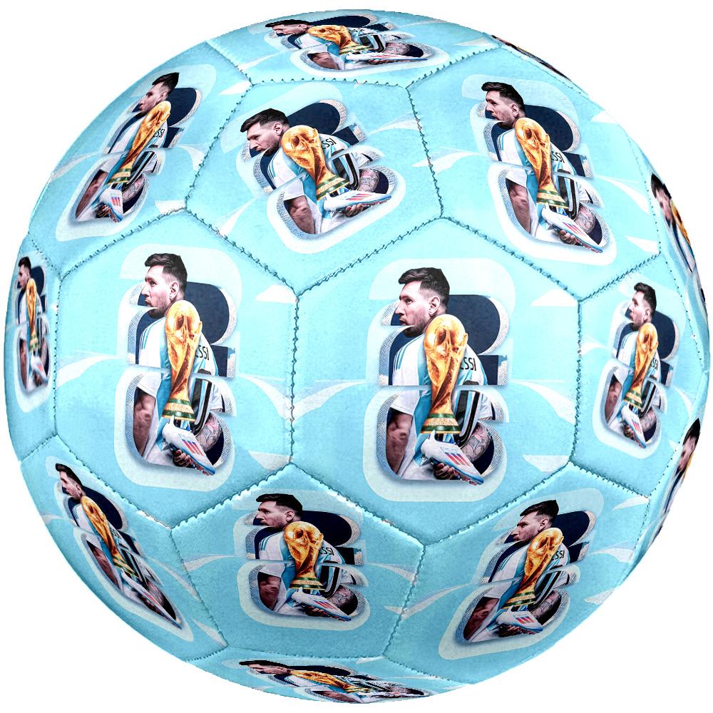 Messi Soccer Ball Size 5 Football Machine Sewn Indoor/Outdoor Universal Football Sports Enthusiast Gifts