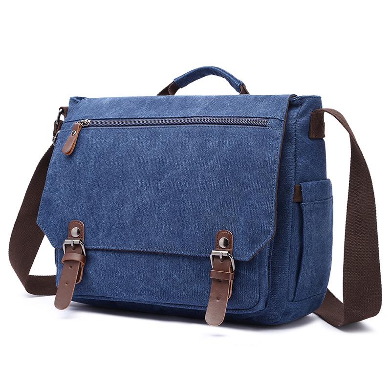 TS JYL laptop bag,Canvas Crossbody Bag Large Business Laptop Handbag