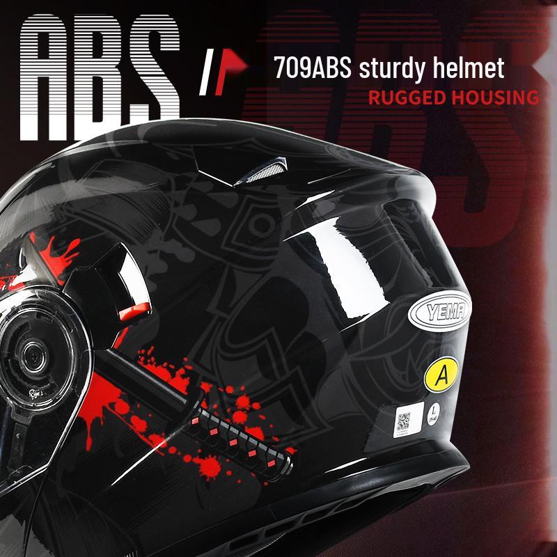 Wild Horse 3C Certified Motorcycle Helmet, Winter Anti-Fog Full Face, All-Season Flip-Up with Double Visor for Men & Women.
