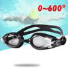 0~-6.0 Adult Myopia Transparent Swimming Goggles Anti-fog Waterproof Diopter Swimming Glasses Water Sports Eyewear Men Women