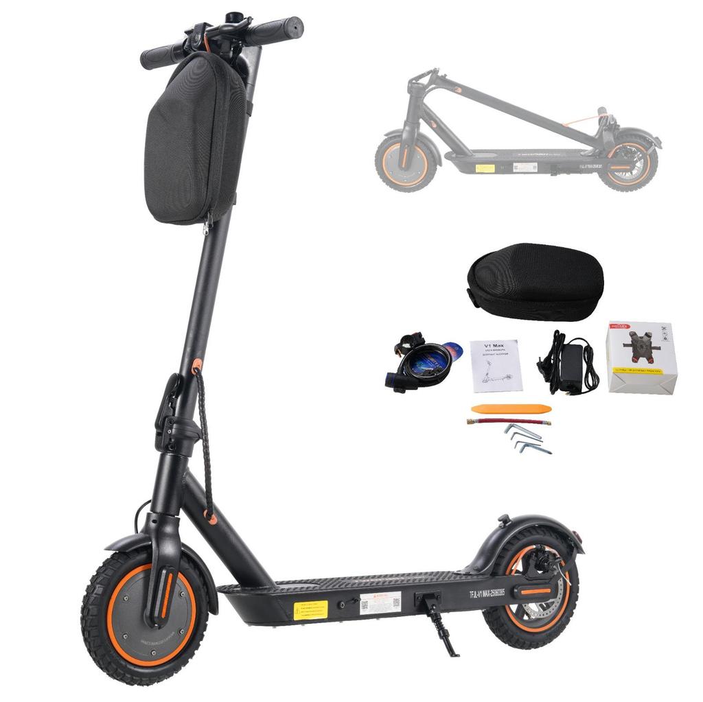 Электросамокат Twofish V1 Max 9-дюймовые шины 400 Вт мотор 36 В 10,4 Ач аккумулятор 20 км максимальный запас хода 28 км/ч максимальная скорость