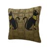 Египетская Богиня Кошка На Золотой Орнаментальной Плитке Подушка Декорация Египет Иероглифическая Подушка Декорация Салон Квадратная Наволочка