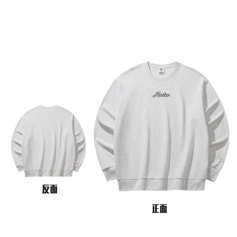 Anta Sweatshirt Unisex Gray Heather Gray 972618704-9