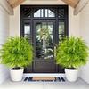 UV Resistant Artificial Persian Fern Grass Stake No Fade Fake Green Plant  Wedding Scene