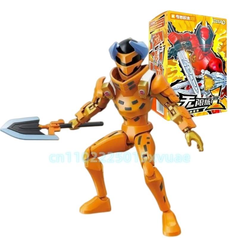 New Keeppley Super Sentai Building Blocks Ohsama Sentai King-Ohger Assembling Model Movable Ornament Children's Birthday Gift