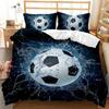 Soccer Duvet Cover Football Kids Bedding Set 3D Comforter Cover Boys Teens Sport Lovers Double Queen King Polyester Qulit Cover