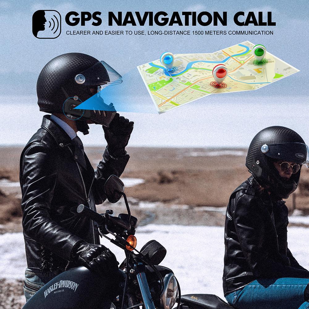 Neutral V6Plus Bluetooth Motorcycle Helmet Earphones - Noise-Cancelling, Waterproof, and Ideal for Cycling and Intercom Use.