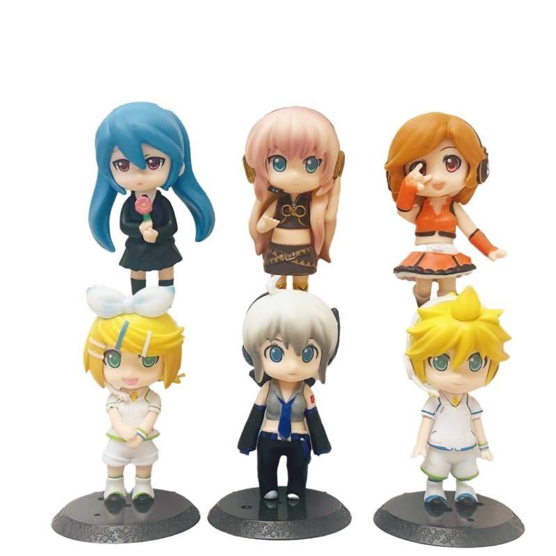 Adorable Pvc Anime Singer Figurines Set Perfect For Collectors Cute Cartoon Toys