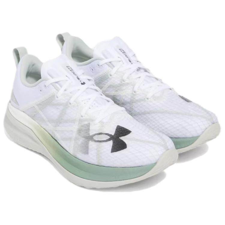 Under Armour VELOCITI PRO Low top Running Shoes Unisex White Black Green Sneakers 3027560-103
