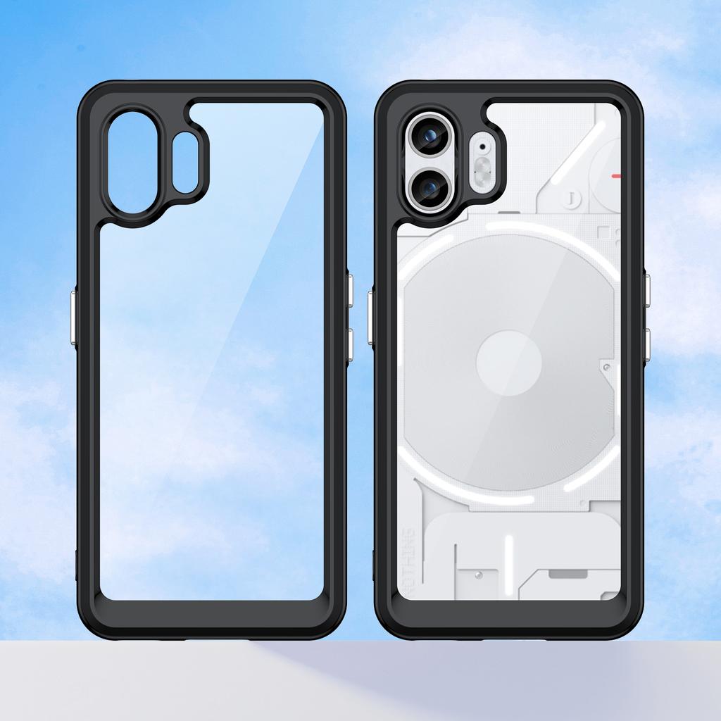 Прозрачный чехол для телефона Nothing Phone 2, чехол Nothing Phone 2, чехол Fundas, жесткий полупрозрачный противоударный бампер для телефона Nothing Phone 2