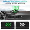 Автомобильный проекционный дисплей HUD, проектор скорости на лобовое стекло, GPS, цифровой спидометр для всех автомобилей, аксессуары для автомобильной электроники KMH