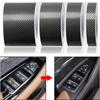 Автомобильная углеродная лента для наклеек на салон автомобиля, 3D-декор для авто, универсальная виниловая пленка, рулонная пленка, наклейки для укладки, наклейка