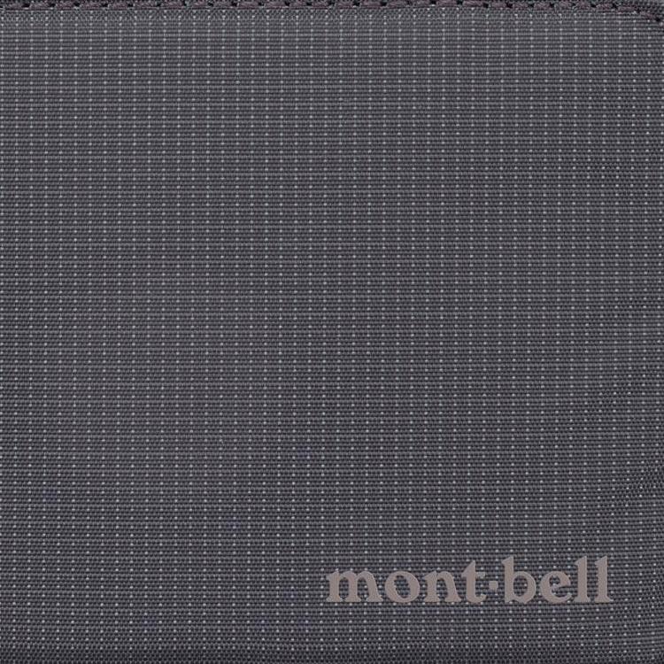 MONTBELL Нейлоновый кошелек на молнии Обычный Унисекс Серый