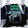 Project Hail Mary Amaze Eridani-Rocky Flannel Fashion Blanket Neon Portrai Funny Throw Fashion Blanket Sofa Bedding Lounge Super Soft