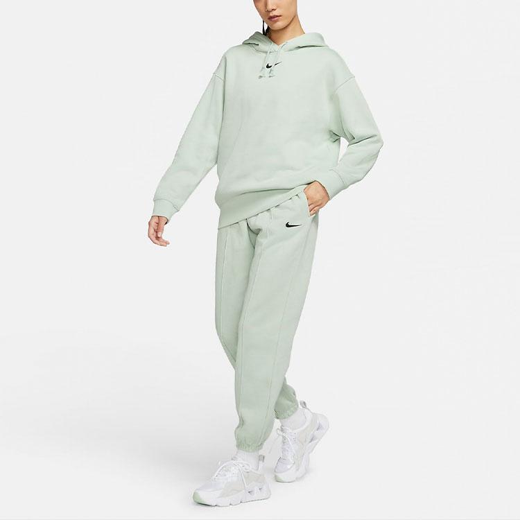 Nike Вязаные спортивные штаны женские зеленые BV4090-017