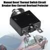 5A Manual Reset Thermal   Circuit Breaker Over Current Overload Protector