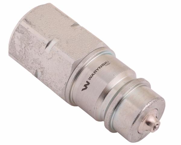 Szybkozłącze Hydrauliczne Wtyczka Z Eliminatorem Ciśnienia M22X1.5 Gwint Wew. Euro (Iso 7241-A) Waryński