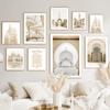 Islam Mosque Word Arch Religion Belief Wall Art Canvas Painting Nordic Posters And Prints Wall Pictures For Living Room Decor