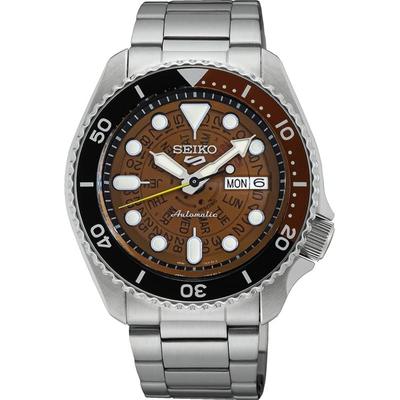 SEIKO5 Sports Mechanical Distribution Limited Model SRPJ47K1 Time Sonar Brown Automatic Manual Factory SKX Sports Style [Товар]