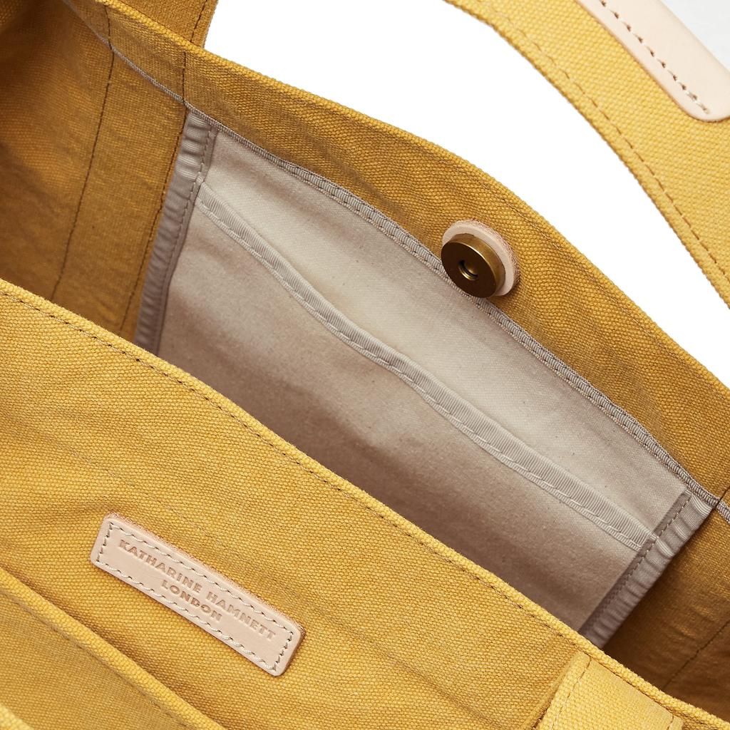 Hamnett Tote Bag Kurashiki Canvas Made In Japan Water Repellent L Camel [Catherine London] (size 8)
