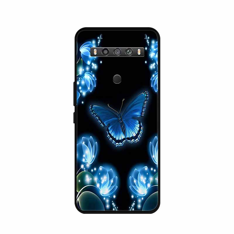 Для TCL 10 5G UW Чехол Животные Силикон ТПУ Мягкая Крышка Телефон Coque Для TCL 10 SE TCL10 5G UW Capa Ударопрочный Мультяшный Волк Funda