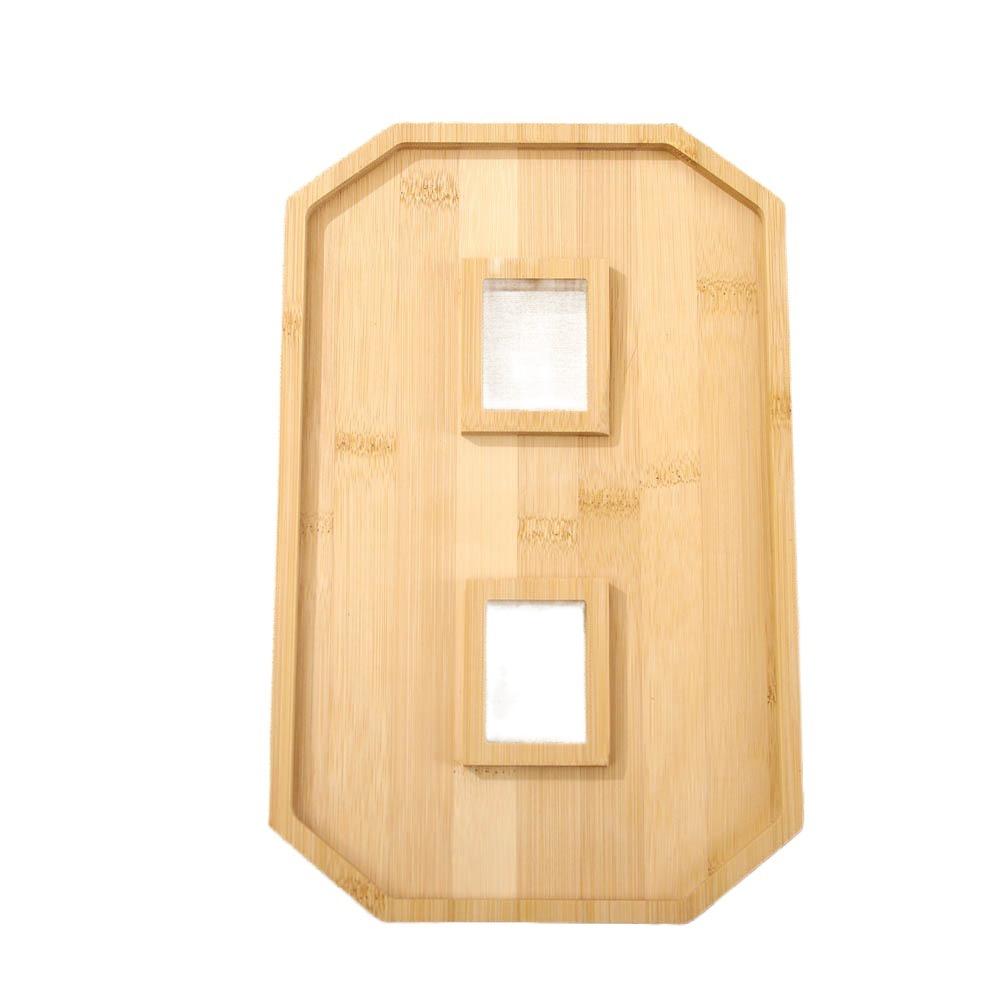 Large Wood Number Serving Tray Decorative Number Food Tray Chocolate