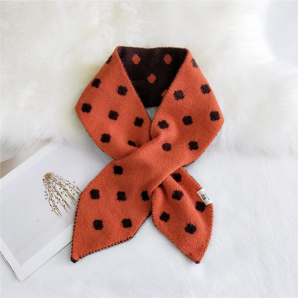 Knitted Wool Scarf Women's Autumn Winter Solid Color Fashion Warm Scarf