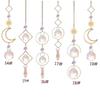Suncatcher Crystal Wind Chimes Light Catcher Rainbow Prism Maker Chakra Crystal Hanging Pendant Window Home Garden Decoration