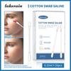 Одноразовый ватный тампон для чистки физиологическим раствором для глубокой очистки ран, нежный и не раздражающий