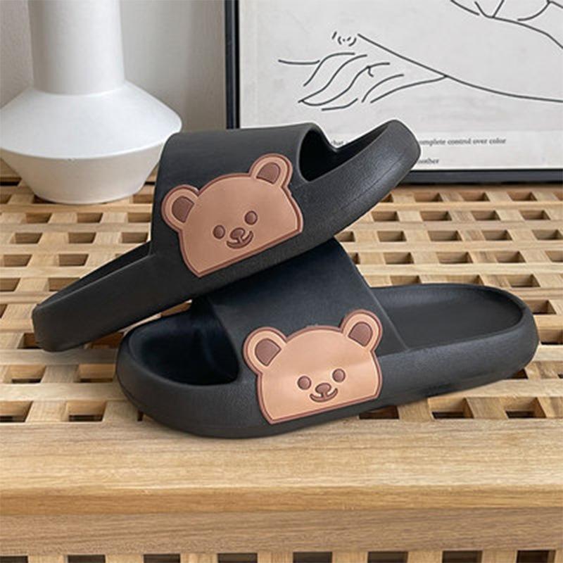 Женские шлепанцы на мягкой подошве, пляжные сандалии на толстой платформе, домашние летние тапочки Eva