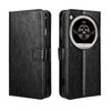 For ZTE nubia Focus 2 Ultra 5G PU Leather Case with Strap Crazy Horse Texture Phone Wallet Cover