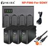 NP-F980 F960 F970 NPF980 Battery PD20W Fast Charging Port+4 Slots F970 F980 Charger for Sony CCD-TRV35 TRV940 CCD-RV100 CCD-RV20