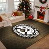 1PC Udinese Calcio Crest Rug Game Carpet, Floor Mat for Bedroom Living Room Entryway Rug, Home Decor Idea Gift for Christmas birthday