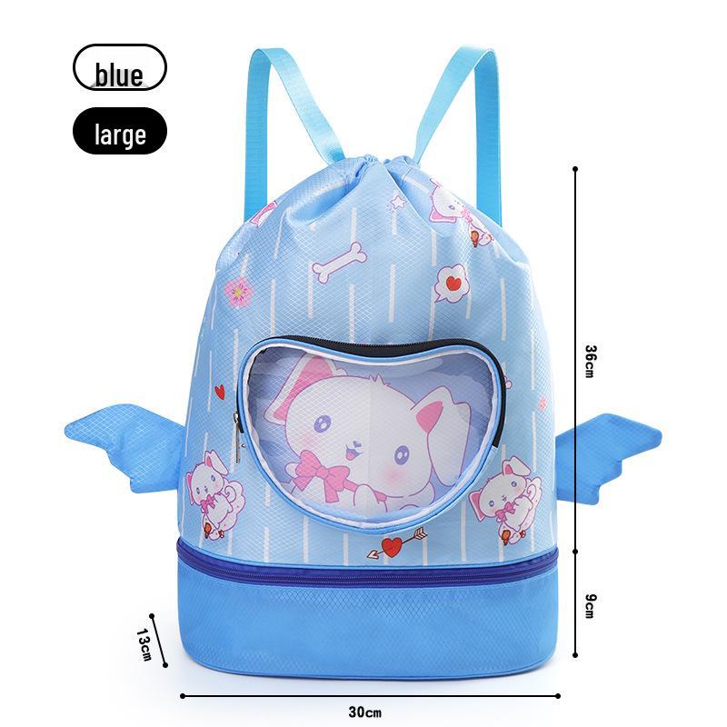 Детский водонепроницаемый рюкзак для плавания: Мужская косметичка и женская пляжная сумка с разделением для сухого/влажного