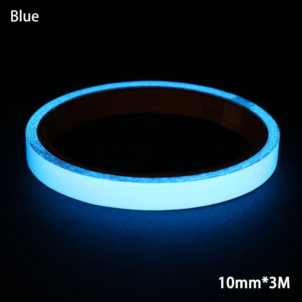 Home Stage Decorations Car Reflective Stripe Green Fluorescent Night Safety Strip Luminous Tape