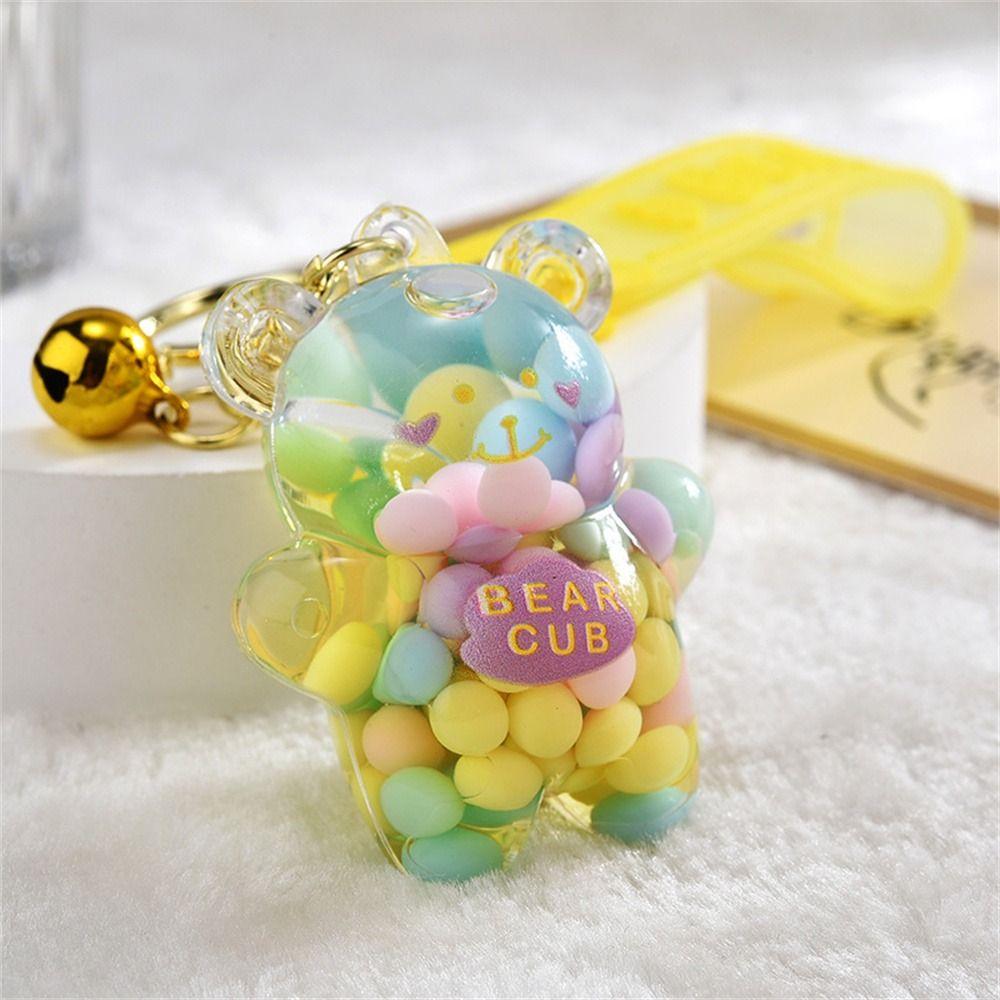 Подвесная сумка-подвеска для ключей Брелок с блестками Брелок с жидкостью Брелок с зыбучими песками Движущаяся жидкость