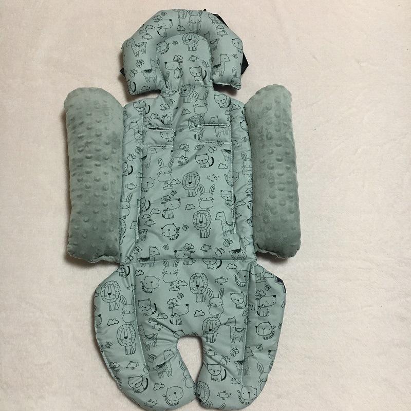 Prock X6 Anti-Slip Baby Stroller Cushion - Velvet Cotton Seat Pad & High Chair Accessory