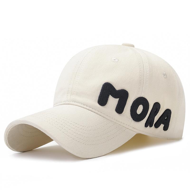 Новое лицо маленькая корейская версия шляпа трехмерная буква MORA вышитая большой обхват головы бейсболка мужская и женская повседневная кепка
