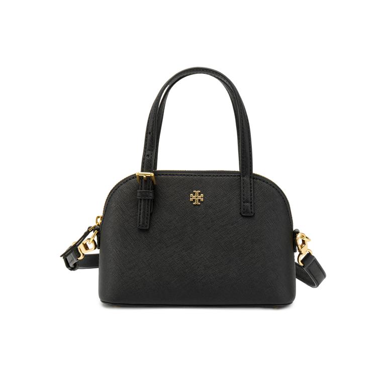 Tory Burch Emerson Минималистичный Регулируемый Съемный Плечевой Ремень Кожаный Чехол Сумка Женские Сумки Через Плечо Черный 149694-001