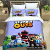3D Игра Мультяшный Stumble-guys Постельный Комплект Пододеяльник Покрывало для Кровати с Наволочкой Полуторный Односпальный Двуспальный Кинг-сайз Для Мальчиков Взрослых Дом